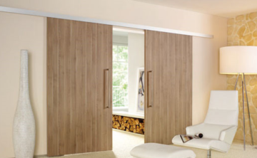 Interiérové kování pro dřevěné posuvné dveře